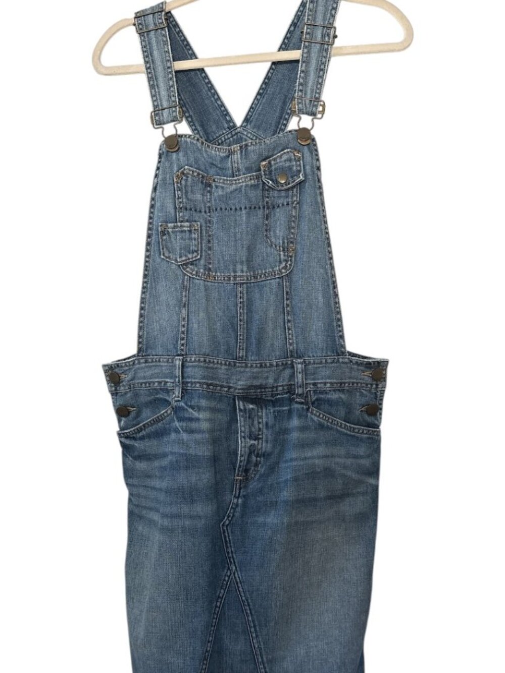 Gap 1969 Denim Overalls Pinafore Dress - Size M